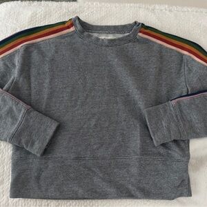 Madewell Heather Gray Knit Top